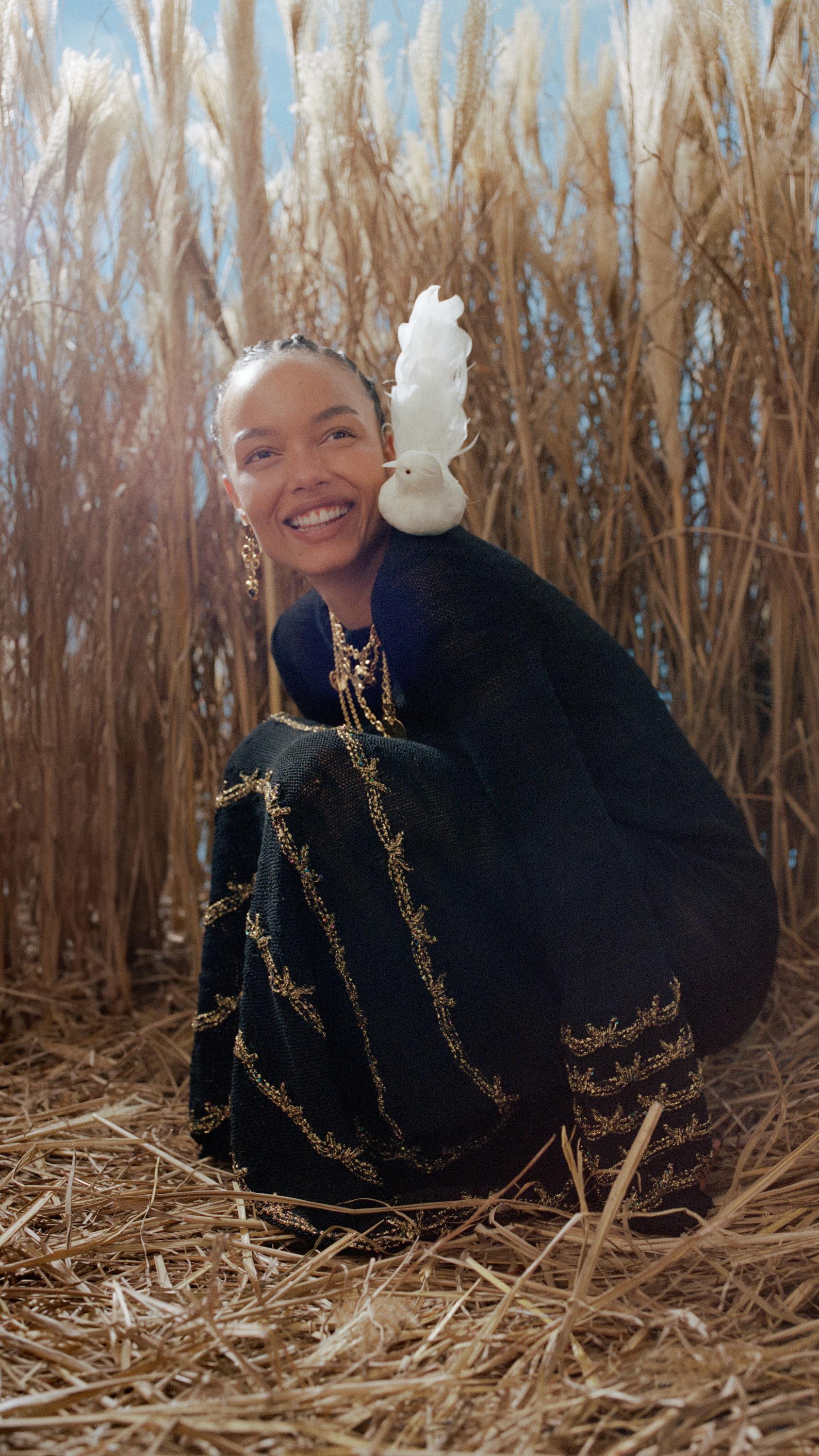 Instagram post by @whitneypeak for Harper’s BAZAAR. Caption reads: Meet Whitney Peak—Harper’s BAZAAR Taiwan cover....