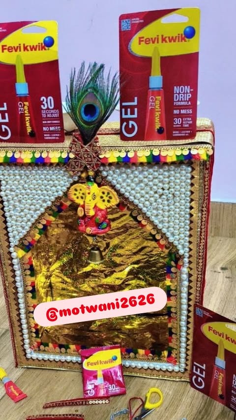 Instagram post by @motwani2626 for Fevikwik. Caption reads: [...] effort and the quick bonding power of....