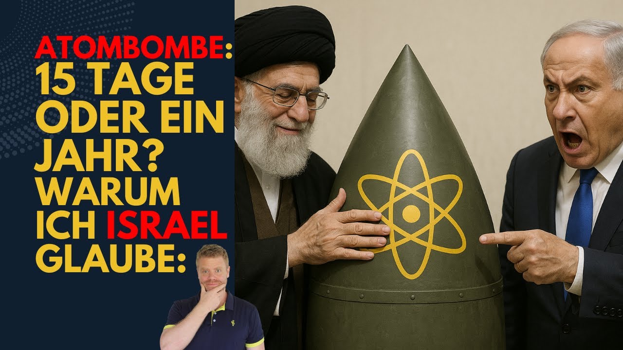 YouTube post by @milgeschichteextras for Holy Squad. Caption reads: Iran's atomic bomb: Why ISRAEL convinced me:.