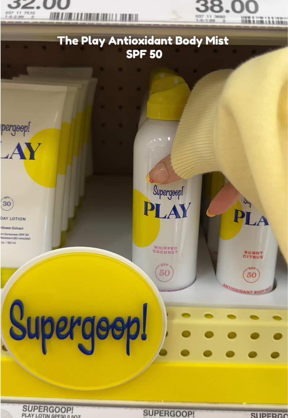 TikTok post by @thesidneyjewel for Supergoop. Caption reads: Perfect your sunscreen routine with Supergoop!☀️....
