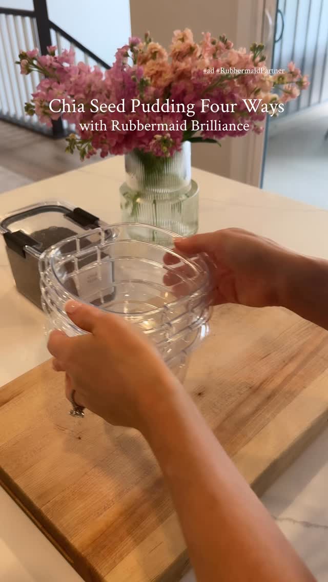 Instagram post by @eatpayylove for Rubbermaid. Caption reads: #ad Breakfast for the week in just 10 minutes? Say....