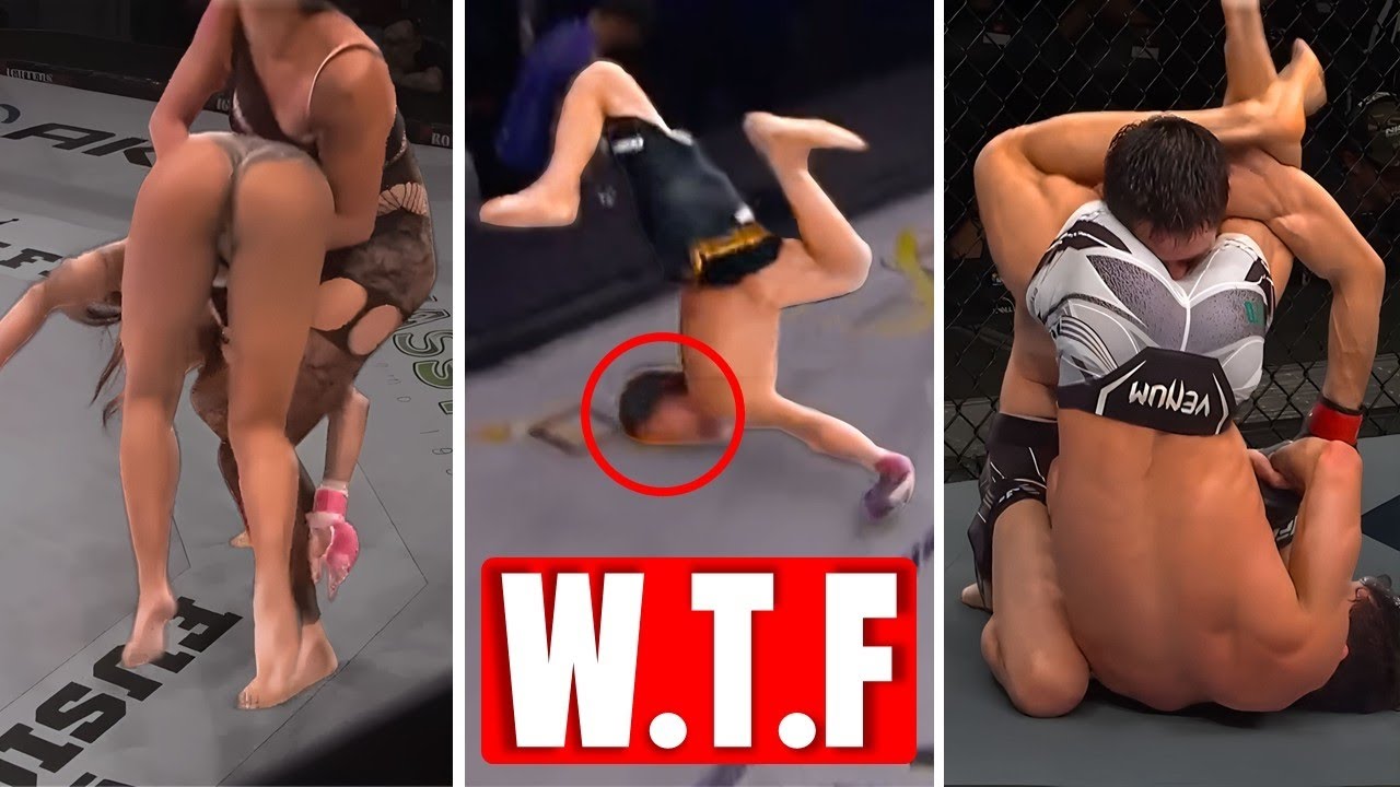 YouTube post by @Loctogone for Emma. Caption reads: The Most WTF Moments in MMA! [MEGA COMPILATION].