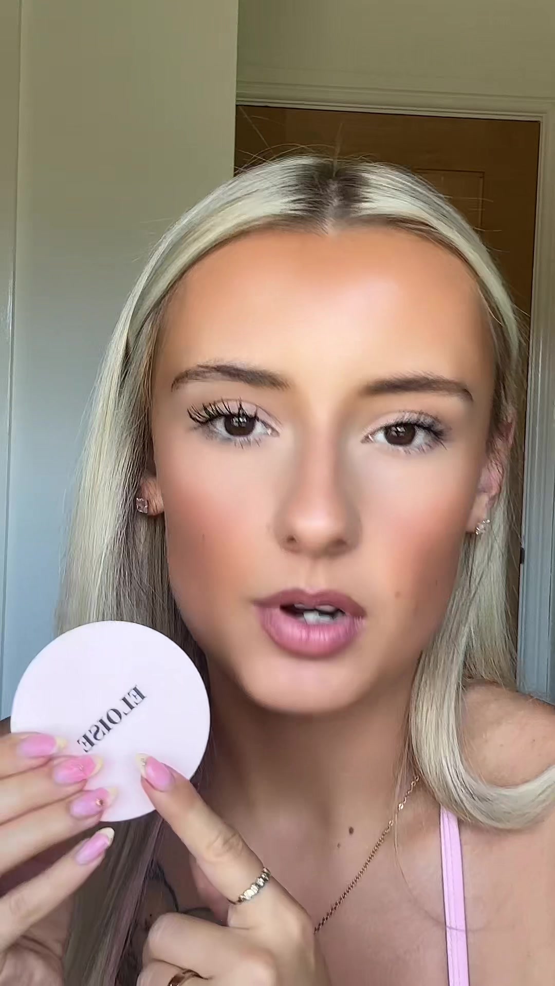 TikTok post by @chloemaplethorpe for ELOISE BEAUTY. Caption reads: [...] everyday in summer it is too good @Eloise....