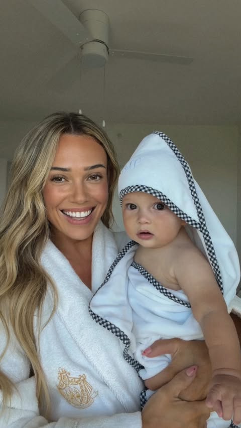 Instagram post by @ali_pilossoph for Aquaphor US. Caption reads: #ad bedtime routine with my seven-month-old....