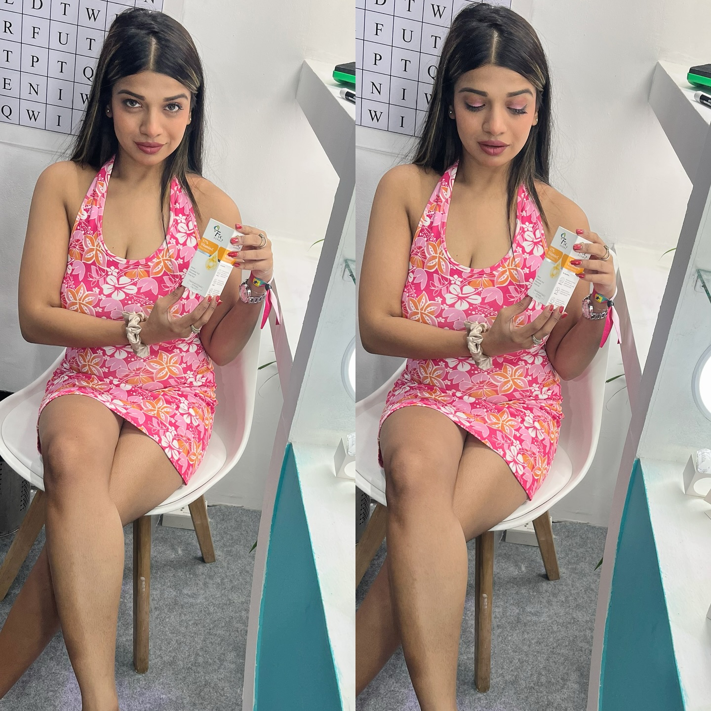 Instagram post by @_krithikuttathil for Fixderma. Caption reads: “Healthy skin is always in! Glow up with....