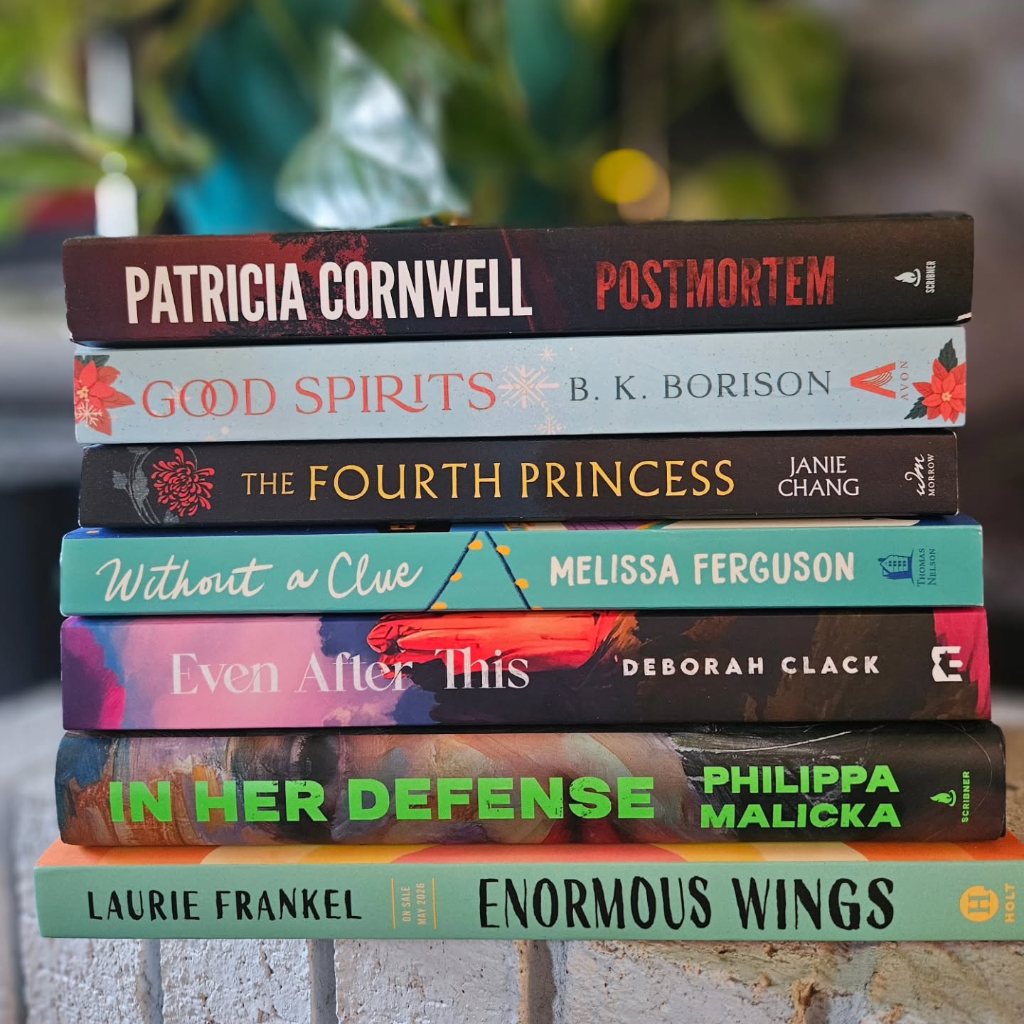 Instagram post by @peachy.paperbacks for HarperCollins. Caption reads: 📚 Book Mail Monday 📚 I survived my birthday....