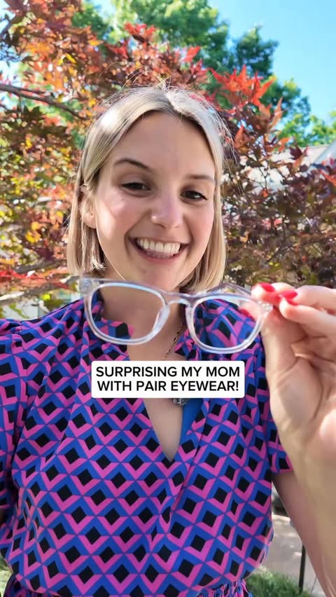 Instagram post by @mary.hatheway for Pair Eyewear. Caption reads: My mom loves her glasses from @paireyewear! It’s....