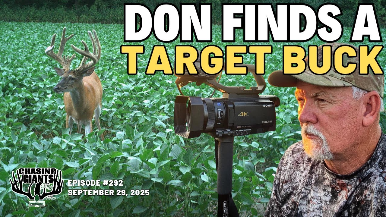 YouTube post by @chasinggiantswithhigginsou6147 for Novix Outdoors. Caption reads: CG.