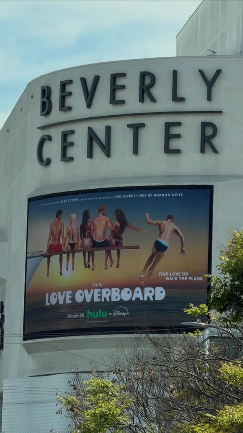 Instagram post by @timdemirjian for Hulu. Caption reads: Watch @loveoverboard on @hulu tonight at 9pm PST /....