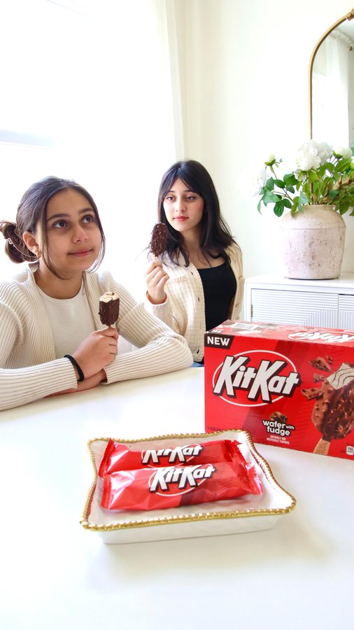 Instagram post by @inspiring_dolls for KitKat. Caption reads: #KITKATPartner
 Warm weather means it’s time for....