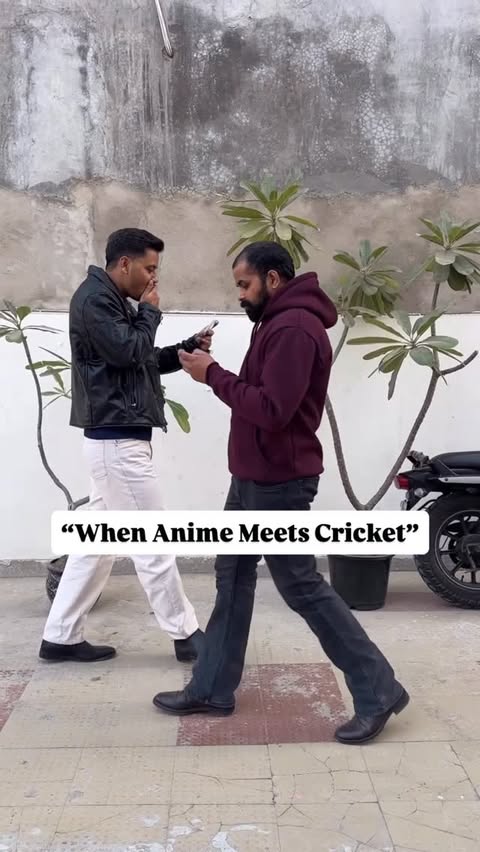 Instagram post by @rrajeshyadav05 for Crunchyroll. Caption reads: [...] ka match aur anime ke....