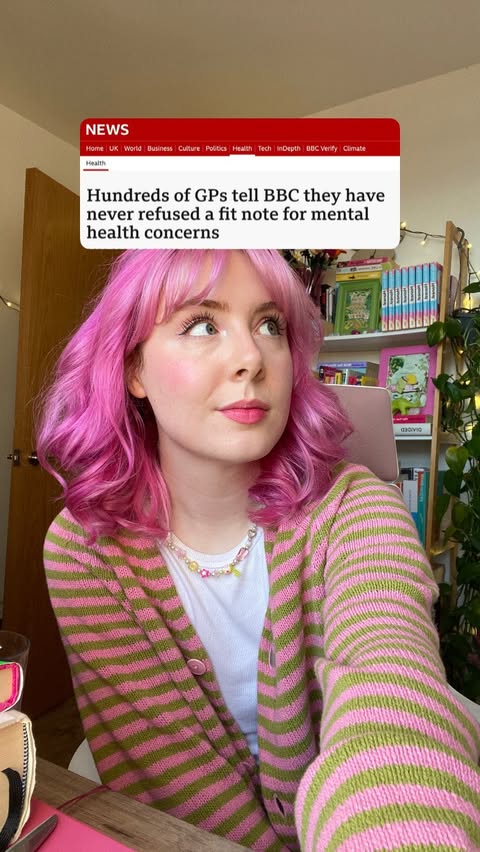 Instagram post by @itsmillyevans for Lucy & Yak. Caption reads: It is not normal to work to the point of....