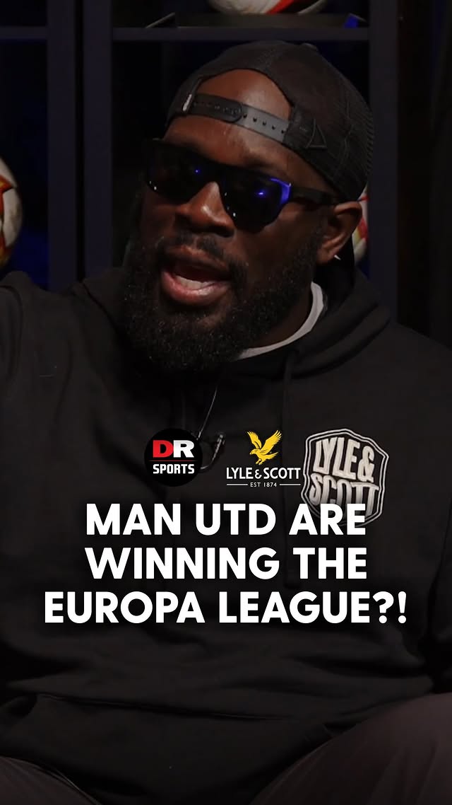 Instagram post by @drsports_media for Lyle & Scott. Caption reads: KG is now fully confident in Man Utd winning the....