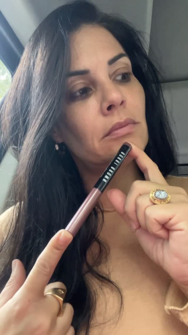 Instagram post by @mariakorinthiou for Bobbi Brown Cosmetics. Caption reads: In love with the  @bobbibrown new Long-Wear Cream....