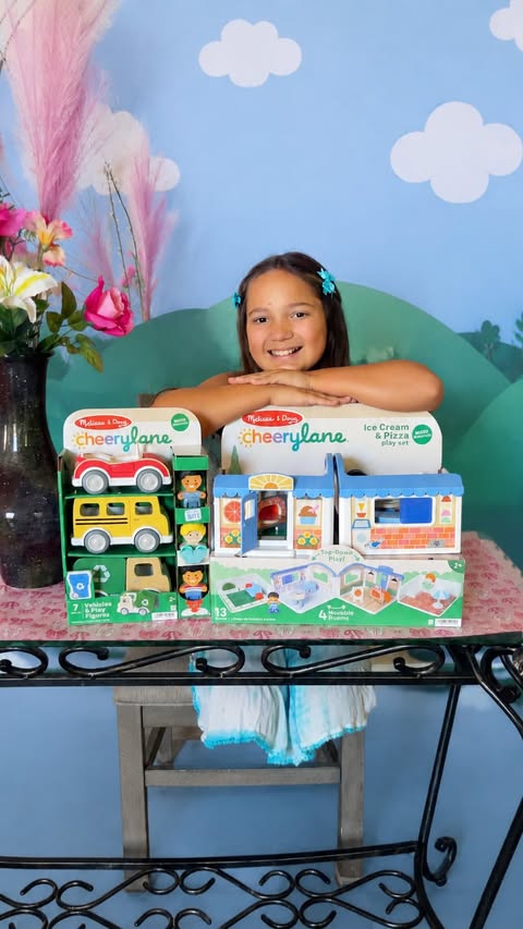 Instagram post by @gunnsgirls for Melissa & Doug. Caption reads: [...] our everyday routines with Melissa & Doug’s....