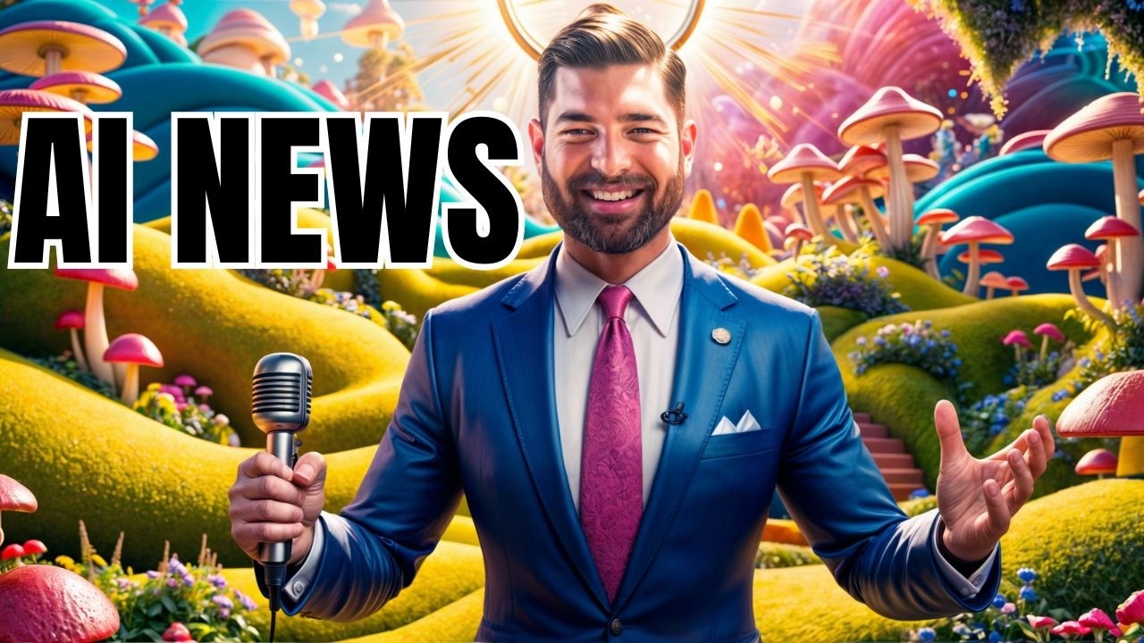 YouTube post by @mreflow for Qualcomm. Caption reads: AI News: The Busiest Week in AI in A Looong Time!.