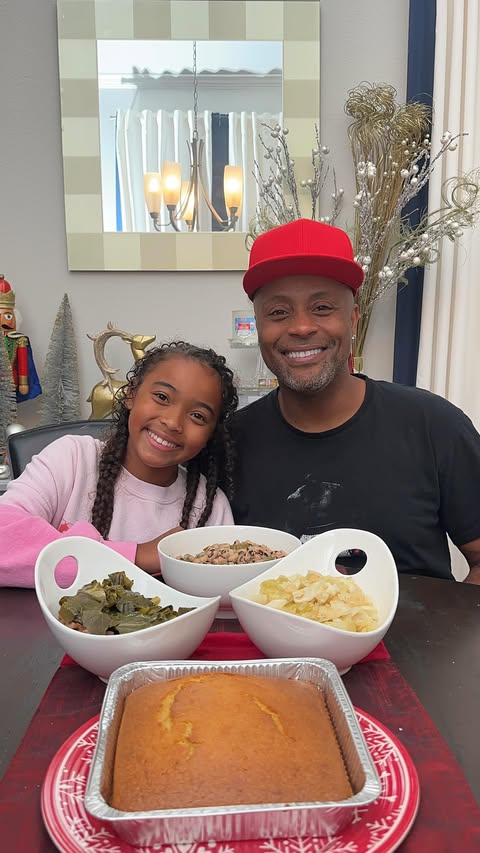 Instagram post by @colefamilyvalues for H-E-B. Caption reads: [...] Texas Roots collard greens on the stove,....