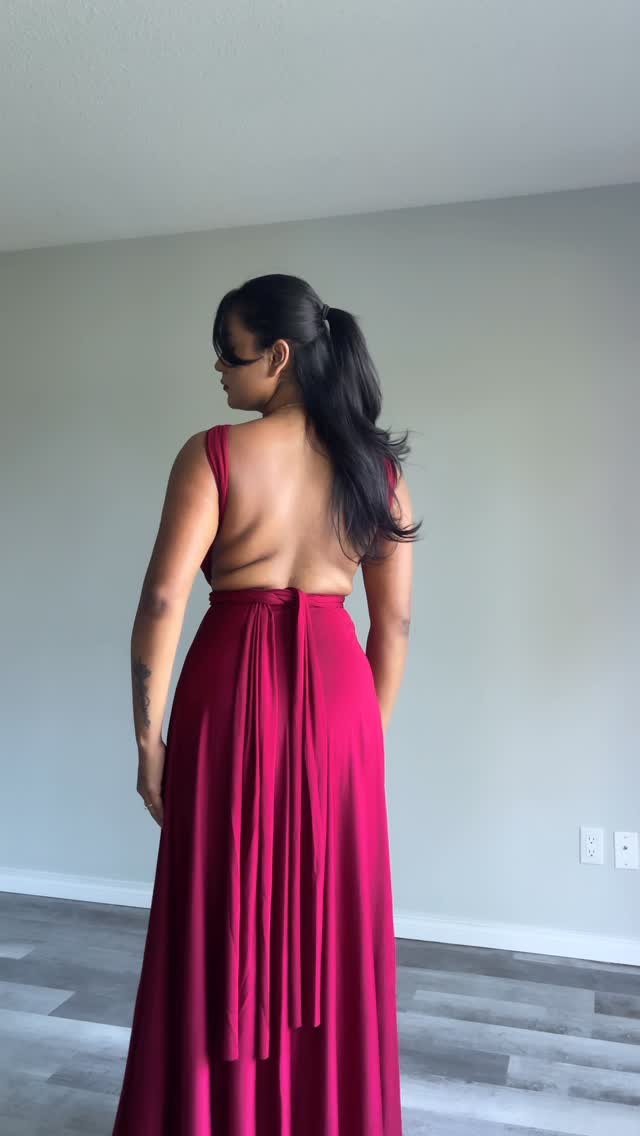 Instagram post by @riyaadeyy for InfinityDress. Caption reads: [...] 

Use my code for discount :-....