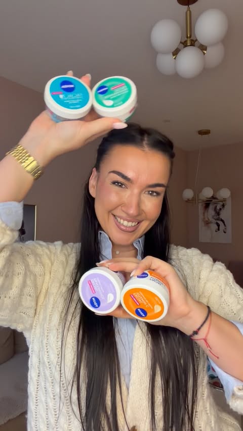 Instagram post by @tatjanatomaniceva for NIVEA. Caption reads: NIVEA je bogatija za 4 nova člana @nivea ✨💙 [...].