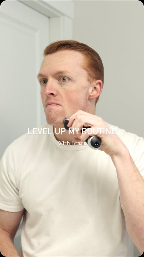 Instagram post by @david.james.elliott for Braun. Caption reads: #Ad #BraunPartner The New Year means it’s time for....