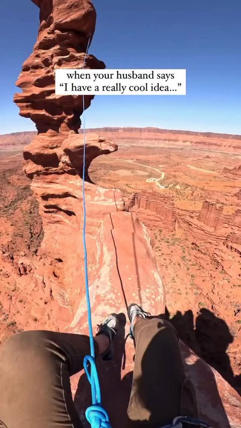 Instagram post by @the_adventureaddicts for GoPro. Caption reads: can you *feel* the anxiety? @gopro (ad)

This was....