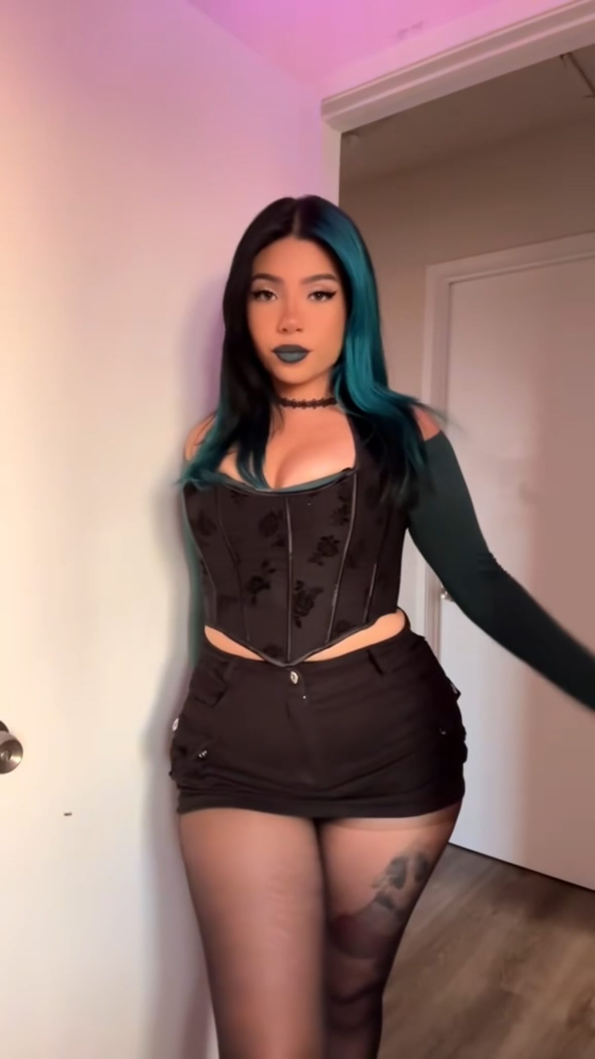 Instagram post by @kreepyyy_ for THATSSOFETCH.COM.AU. Caption reads: WHO AM I? 👀💙🖤 Throwback to one of last years....