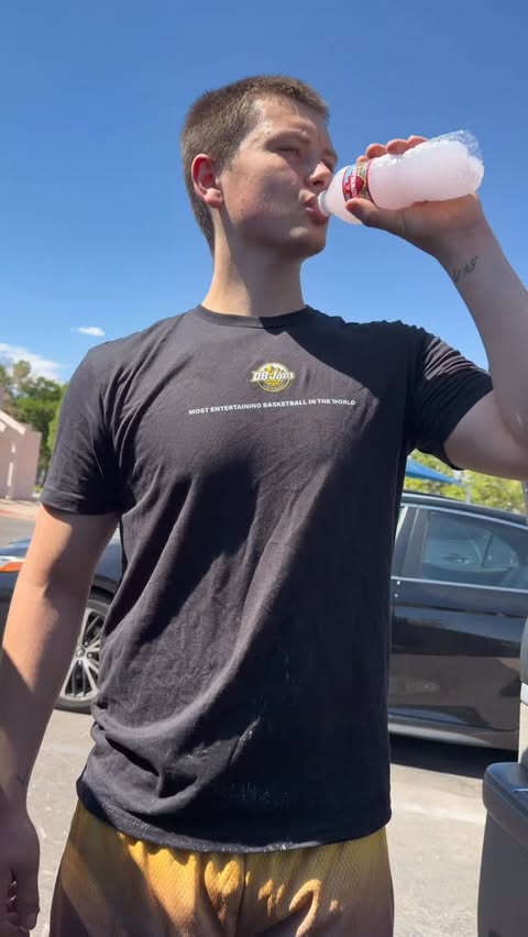 Instagram post by @gradyferrick for TruHeight. Caption reads: [...] best way to hydrate this summer #grady....