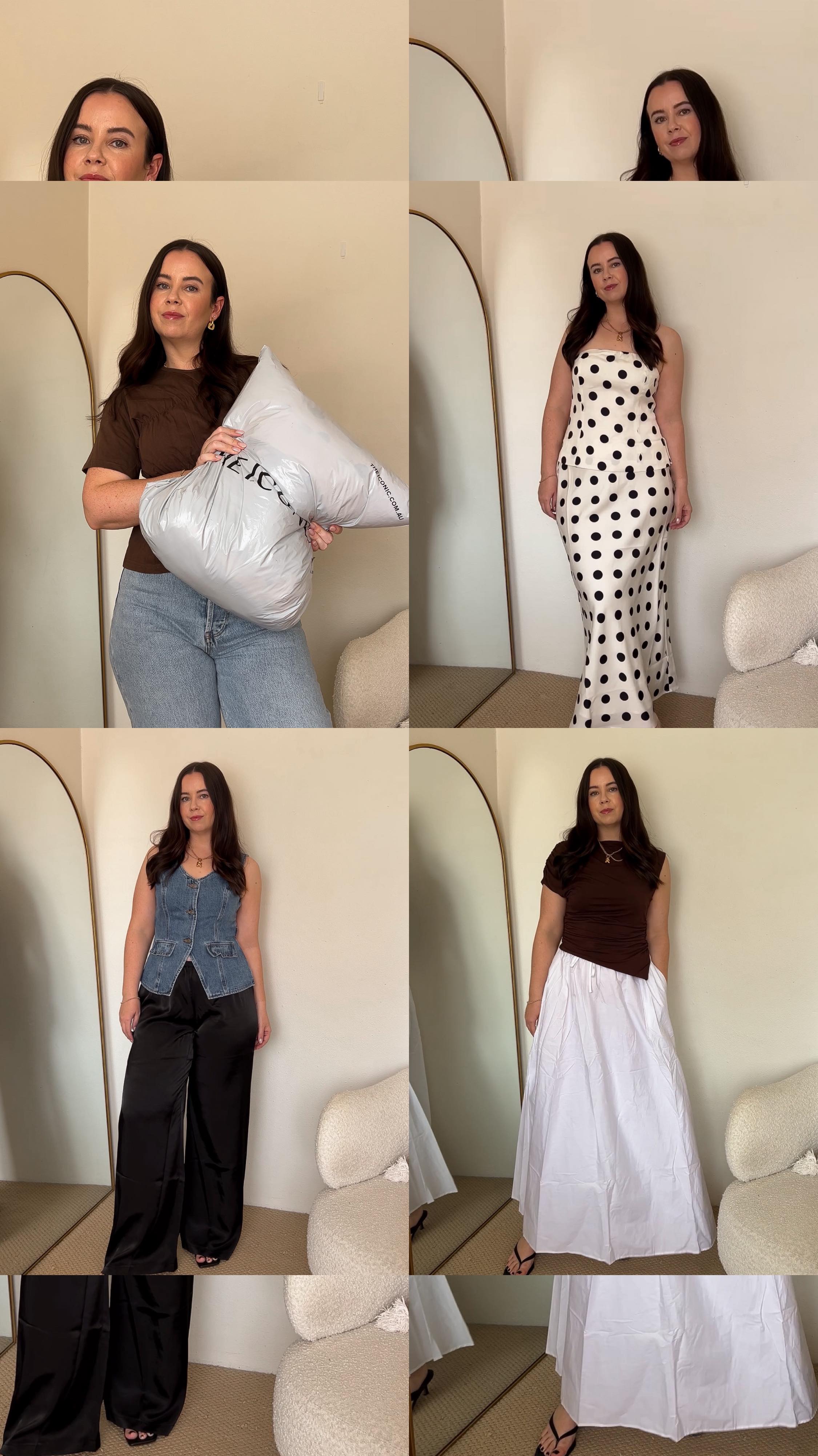 Instagram post by @racheljames__ for THE ICONIC. Caption reads: [...] the links to everything....