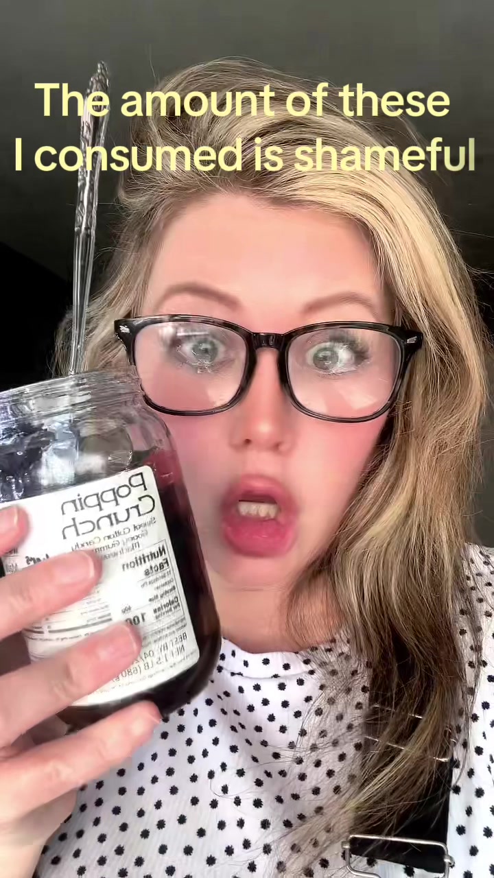 TikTok post by @krisshopfinds for Poppin Crunch. Caption reads: @PoppinCrunch....
