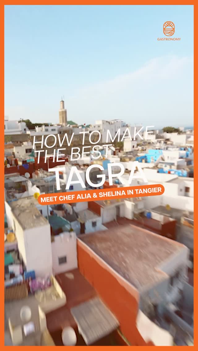 Instagram post by @shelinacooks for Visit Morocco. Caption reads: When Alia meets Shelina in Tangier… magic happens....