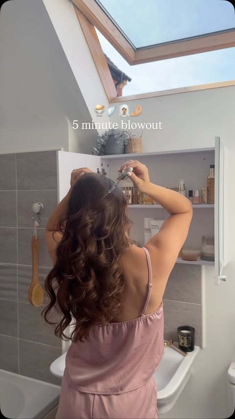 Instagram post by @withdanielle_ for NUXE. Caption reads: [...] Hair Day Advanced Clean Dry Shampoo @nuxe_uk....