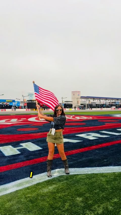 Instagram post by @peytiescameraroll for NASCAR. Caption reads: [...] Charlotte! @charlottemotorspeedway @nascar....