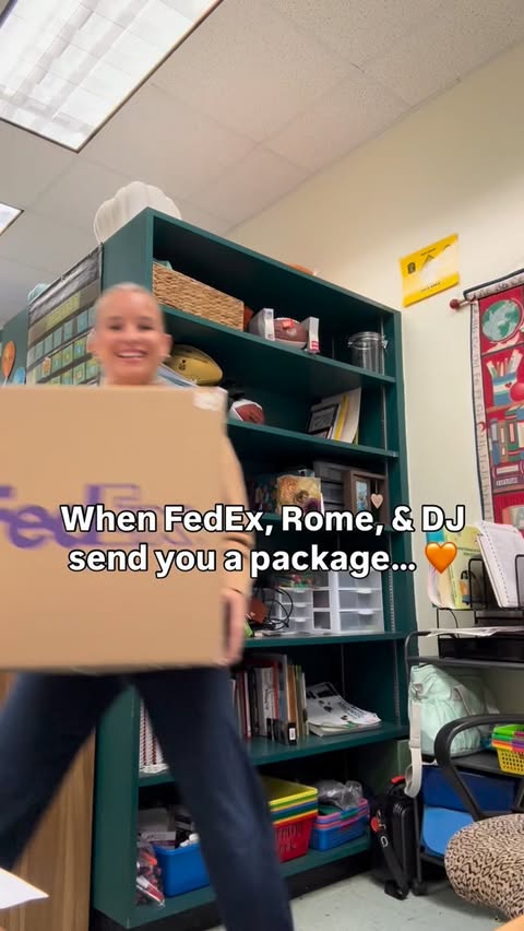 Instagram post by @maryisbananas for FedEx. Caption reads: [...] of holiday surprise always comes from @fedex....