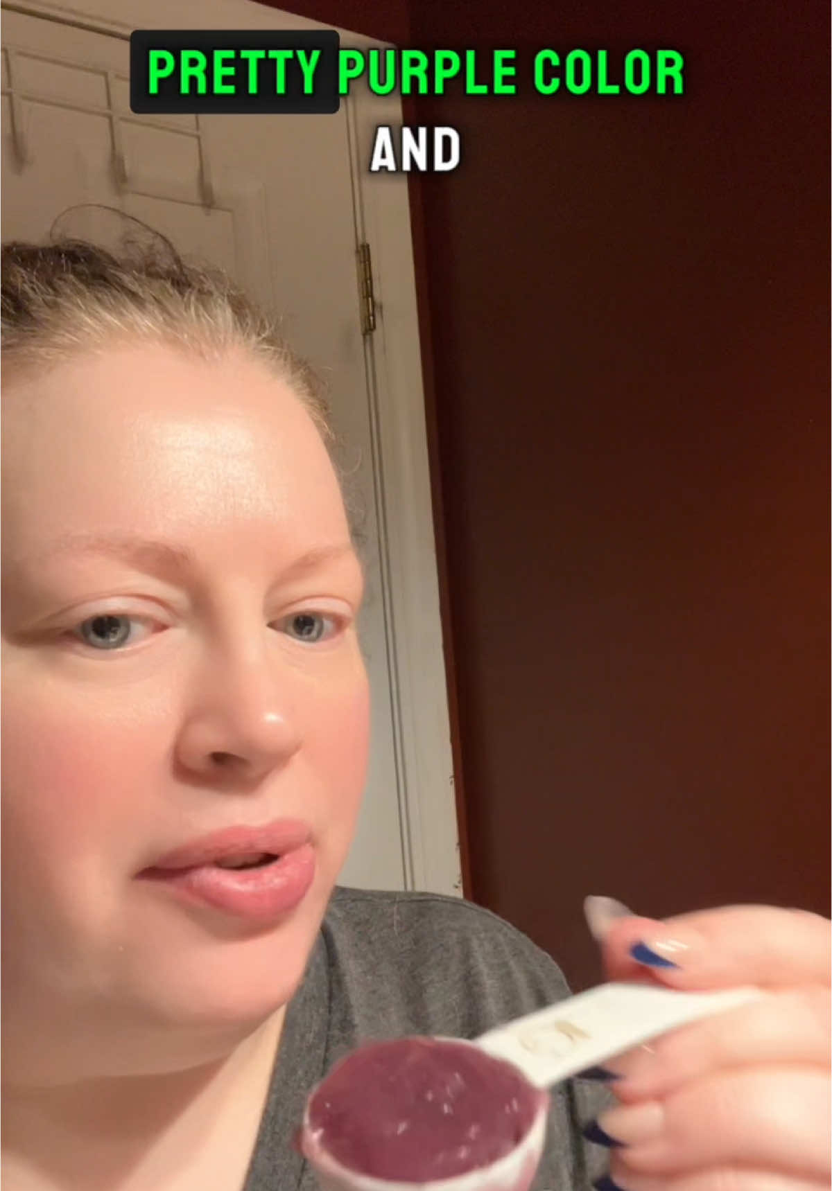 TikTok post by @loricichanowicz for Herbal Vineyards. Caption reads: Herbal Vineyards Sea Moss Gel. It will take some....