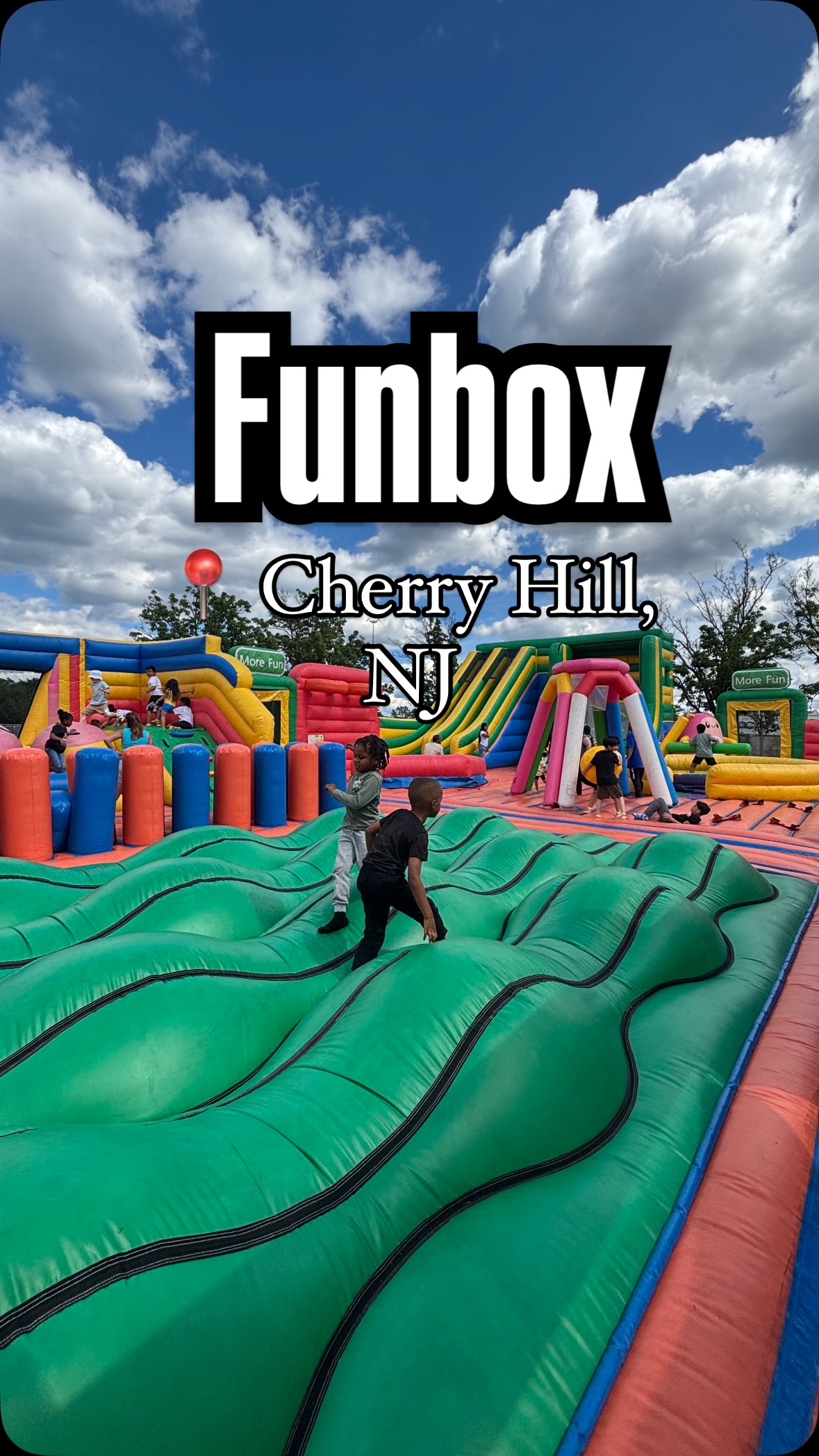 Instagram post by @justmavenn for Funbox. Caption reads: POV: You thought motherhood meant letting them....