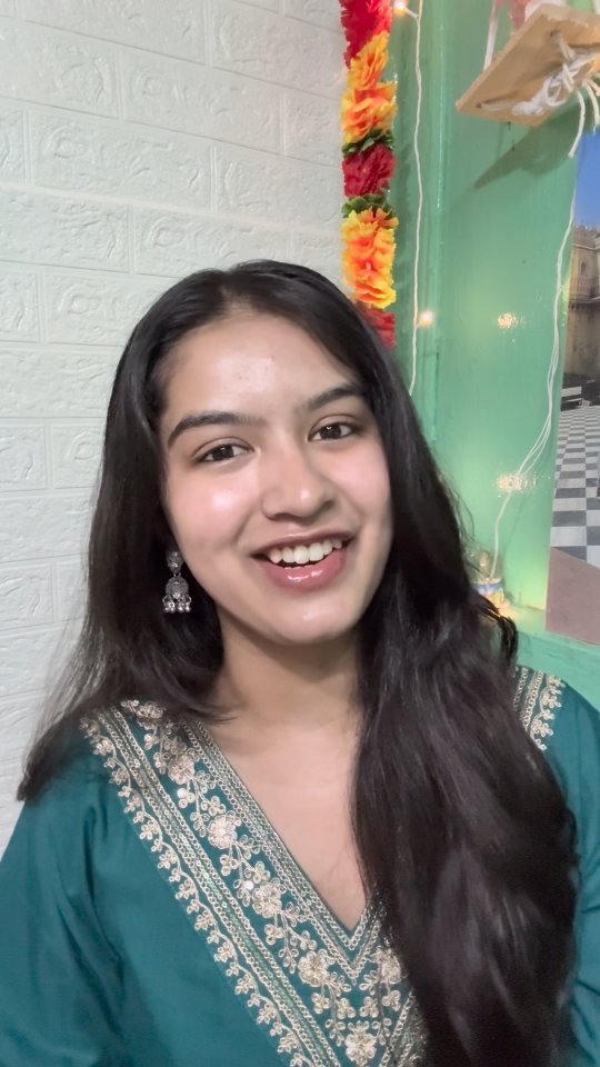 Instagram post by @anjali_verma_152 for Palmolive. Caption reads: Mornings during the festive season hit different....