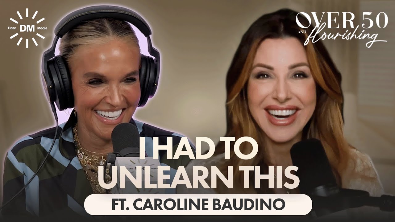 YouTube post by @dominiquesachsetv for Grüns. Caption reads: Caroline Baudino’s Journey From Soap Star to....