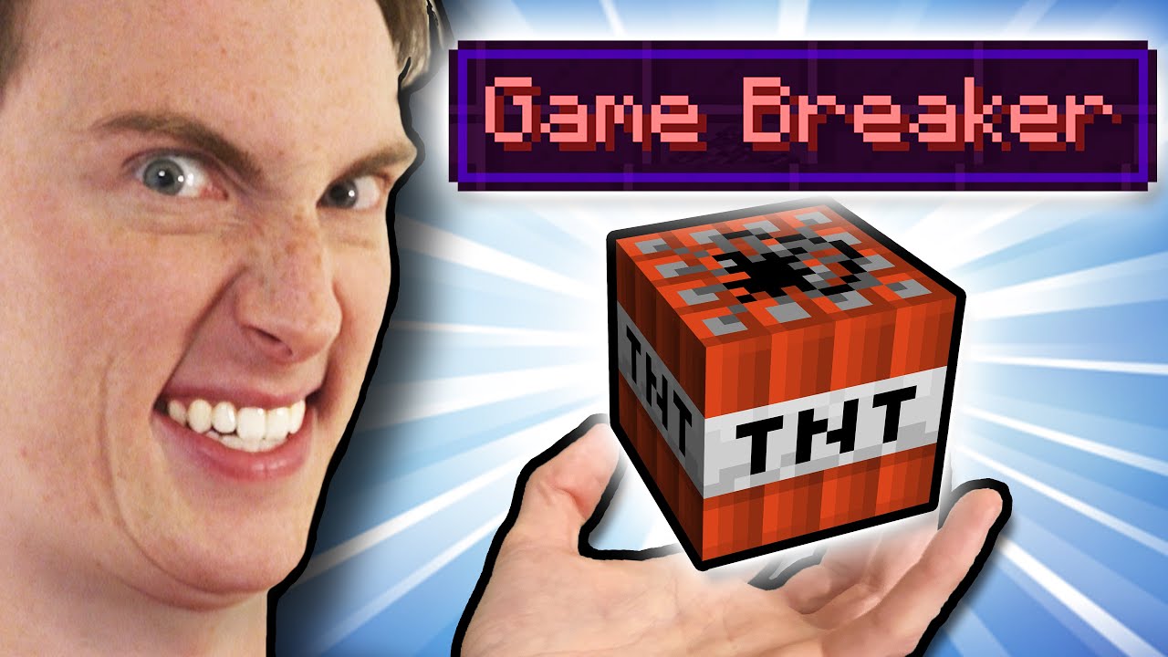 YouTube post by @TheOriginalAce for Storyblocks. Caption reads: How To Get A Game Breaker In Hypixel SkyBlock....