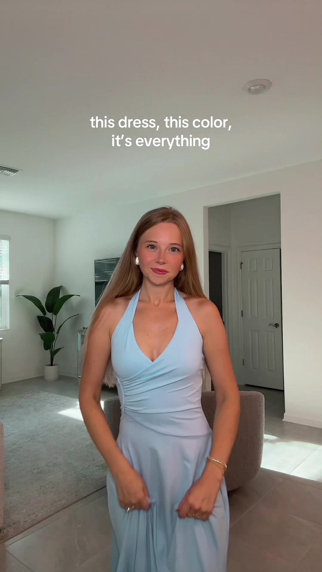 TikTok post by @hailee_cox for PEPPERMAYO. Caption reads: I’m in love 🩵 @PEPPERMAYO use code ‘RUSHDELIVERY'....