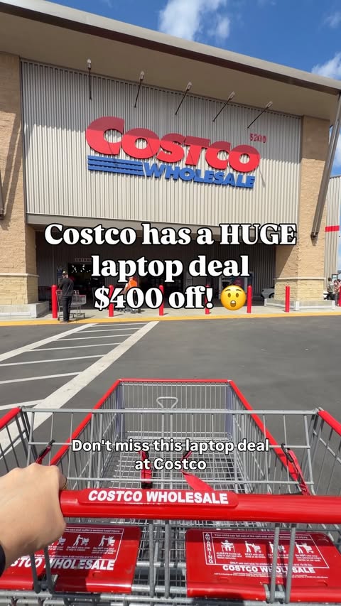 Instagram post by @costconewdeals for MSI Gaming. Caption reads: 🚨 $400 OFF at Costco! 💻👀 If a new laptop is on....