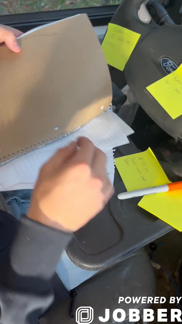 Instagram post by @plumbhero1 for Jobber. Caption reads: Spend less time with paper work and scheduling and....