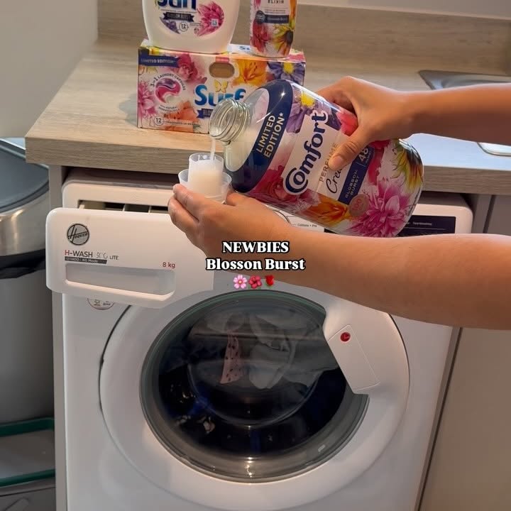 Instagram post by @joy_in_cleaning for Domestos. Caption reads: Sometimes (most of the time) you just need new....