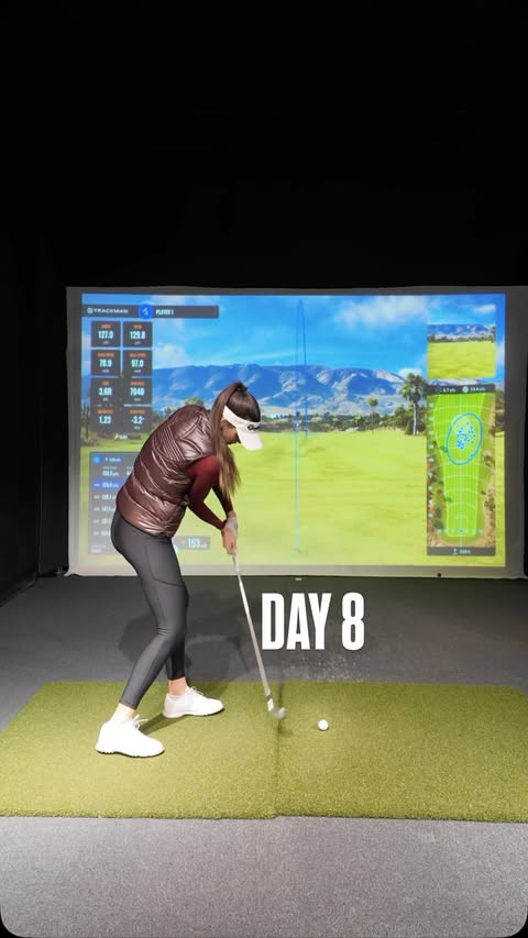 Instagram post by @carleeshoe for TaylorMade Golf. Caption reads: MERRY CHRISTMAS EVE AND DAY 8 OF....