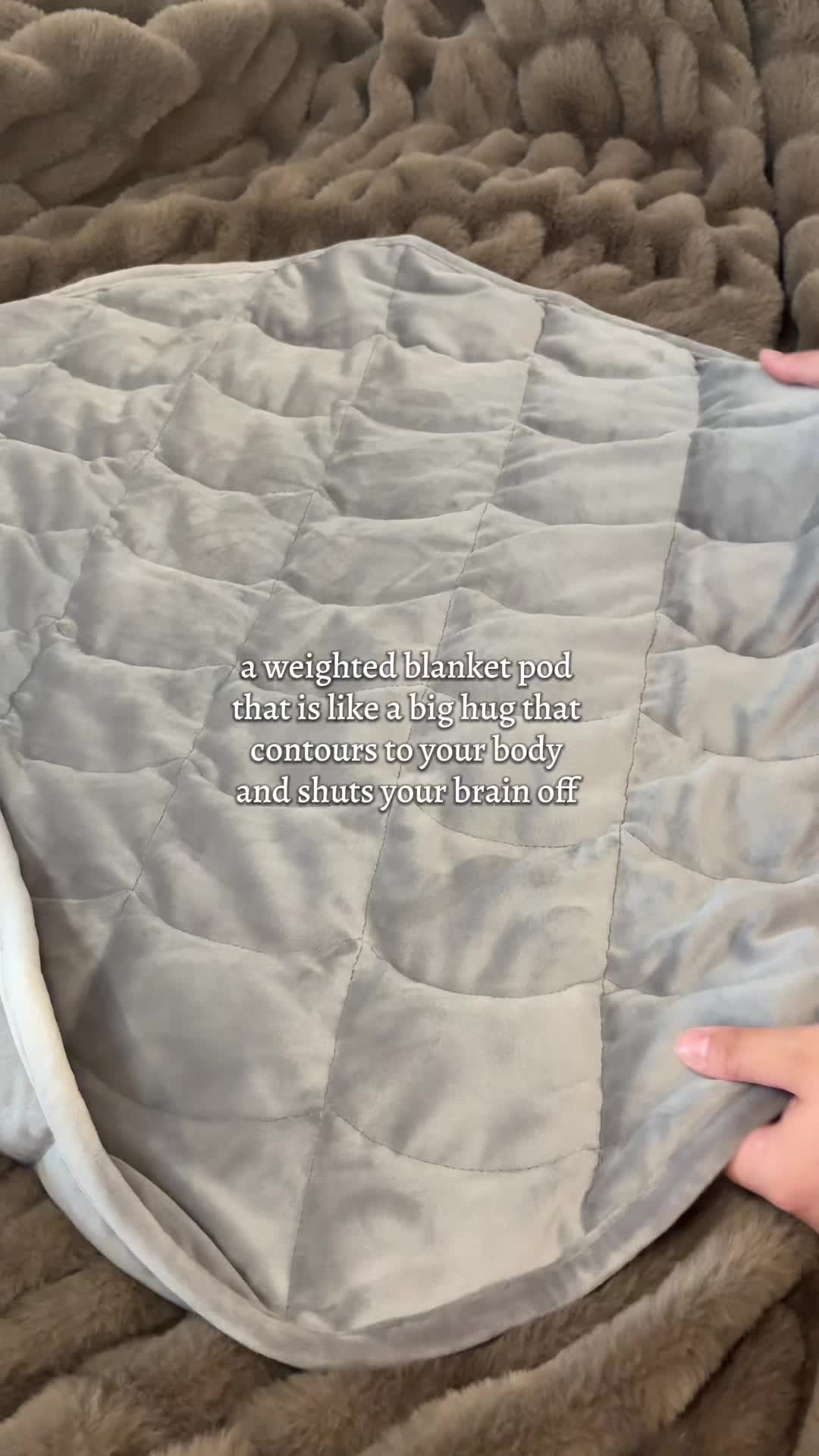 TikTok post by @_caitlinmcclain for nodpod. Caption reads: @Nodpod is seriously one of my fav TikTok finds....