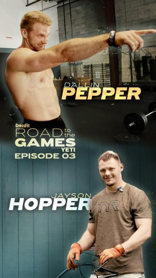 Instagram post by an influencer for CrossFit. Caption reads: [...] lives of these two elite CrossFit....