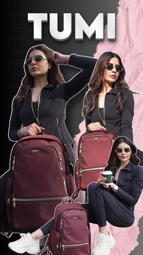 Instagram post by @iamdeeptisadhwani for AJIO. Caption reads: My kind of everyday bag — lightweight, comfortable....