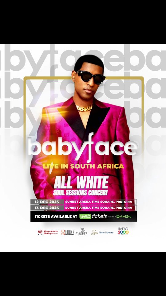 Instagram post by @maphepha_ndaba for Pick n Pay. Caption reads: The Most Anticipated Babyface Live in South Africa....