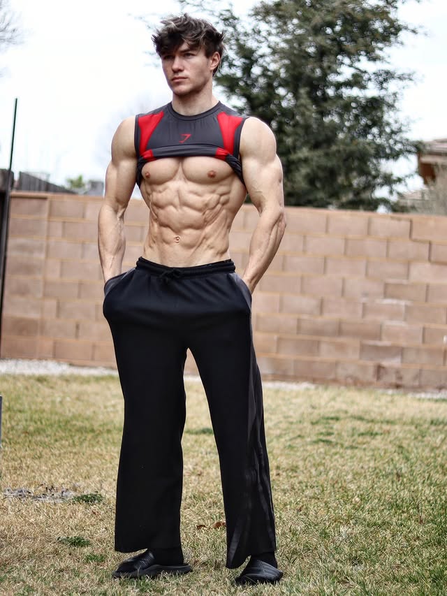 Instagram post by @bjarnson_fitness for Gymshark. Caption reads: @gymshark GS X Carlos Belcast launches Feb 19th!....