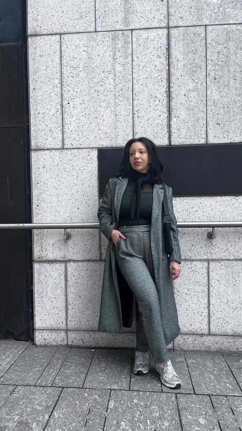 Instagram post by @phoebelourdes for NA-KD. Caption reads: [...] & cost @lilyandlionel 
Top & neckerchief....