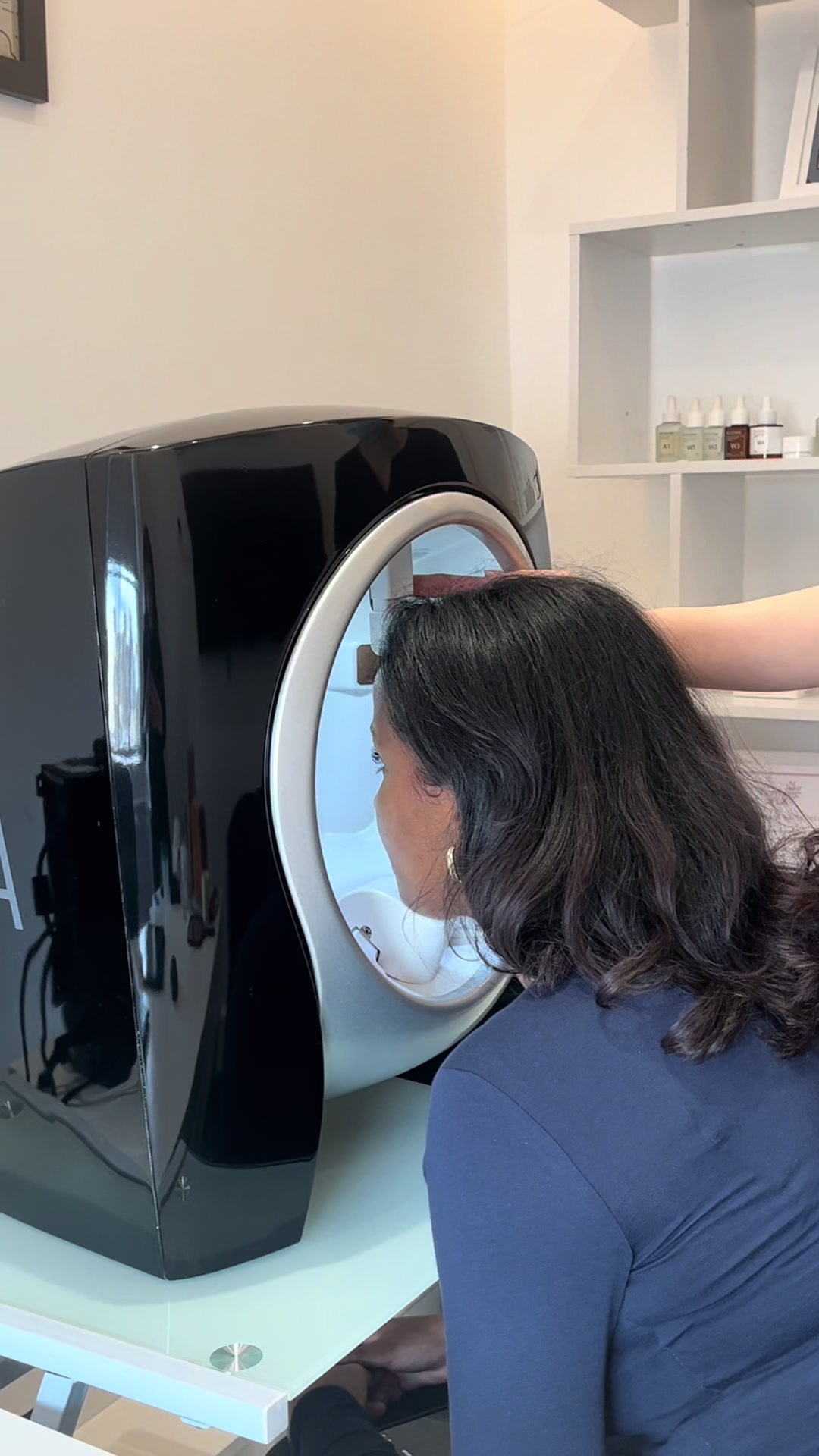 TikTok post by @fathe.doks for EC Clinic London. Caption reads: Let’s get a bespoke facial at @EC Aesthetic London....